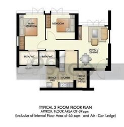 Blk 311A Trivelis (Clementi), HDB 3 Rooms #479827641